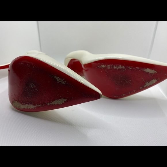 Christian Louboutin White So Kate 120 shoes 37.5 - Picture 8 of 10